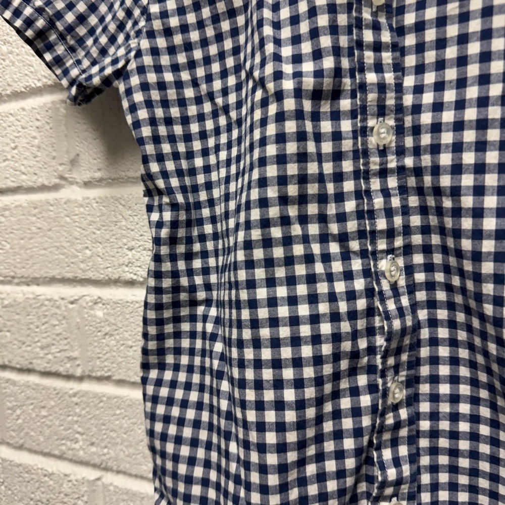 Jacadi Paris 8A 128cm Blue and White Checkered Shirt - Picture 5 of 9